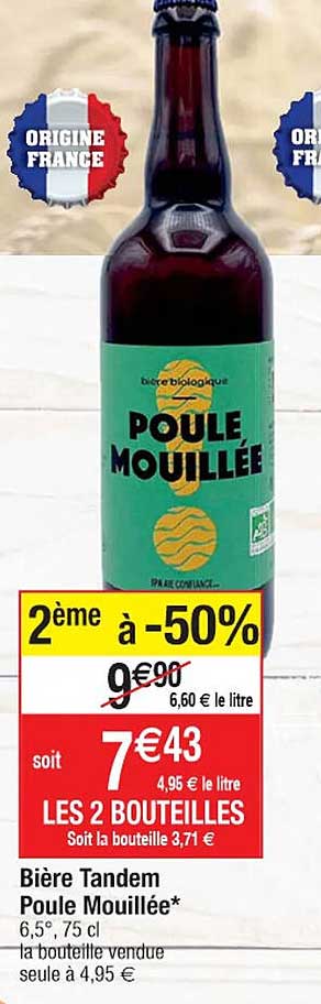 Bière Tandem Poule Mouillée