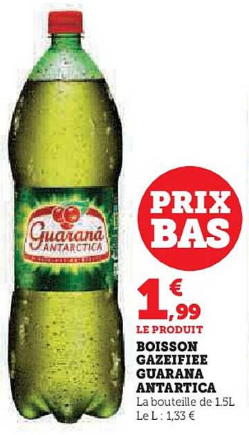 boisson gazéifiée guarana antartica