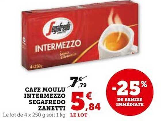 Café Moulu Intermezzo Segafredo Zanetti