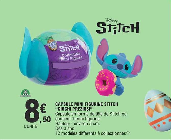 capsule mini figurine stitch "giochi preziosi"