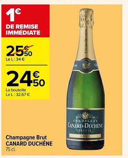 champagne brut canard duchêne