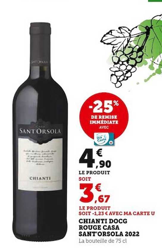 chianti docg rouge casa sant'orsola 2022