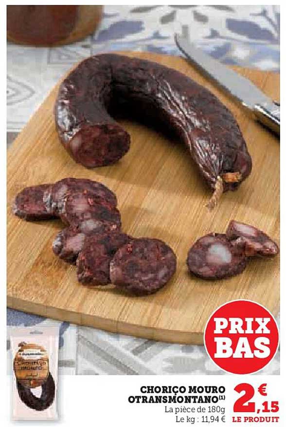 choriço mouro otransmontano