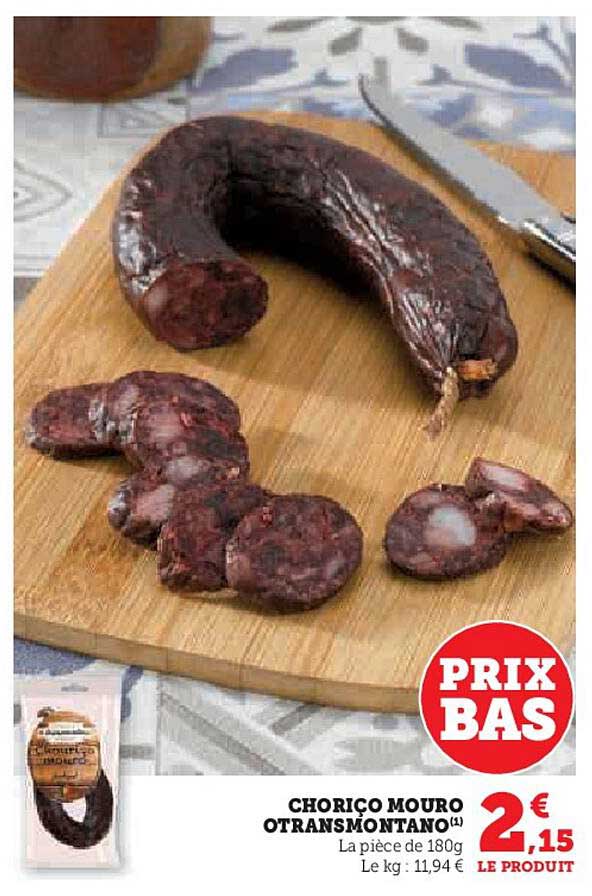 Choriço Mouro Otransmontano
