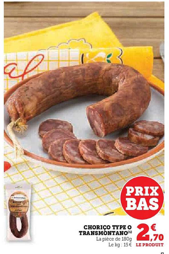 choriço type o transmontano