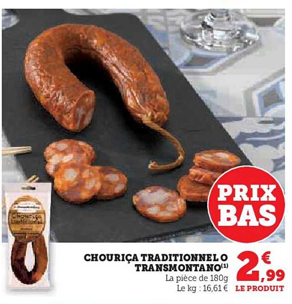 chouriça tranditionnel o transmontano