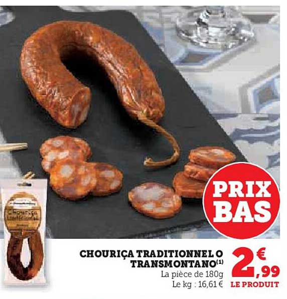 chouriça tranditionnel o transmontano