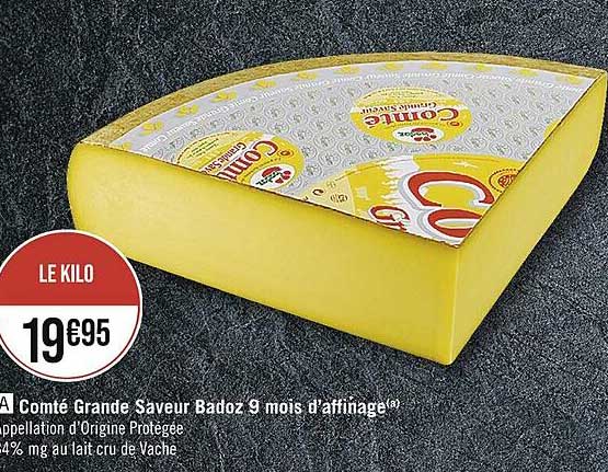 comté grande saveur badoz 9 mois d'affinage