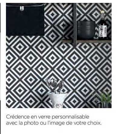 crédence en verre personnalisable avec la photo ou l'image de votre choix