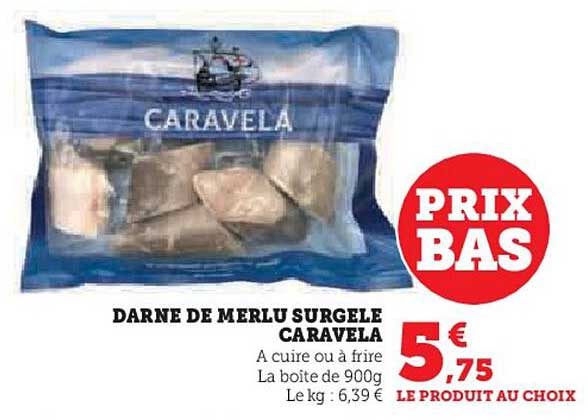 Darne De Merlu Surgelé Caravela