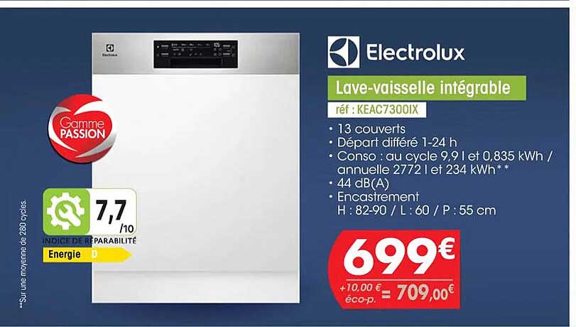 Electrolux Lave-vaisselel Intégrable