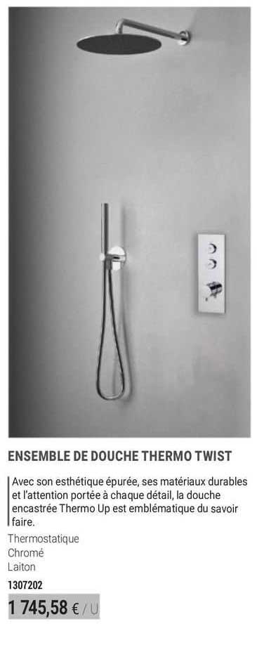 Ensemble De Douche Thermo Twist