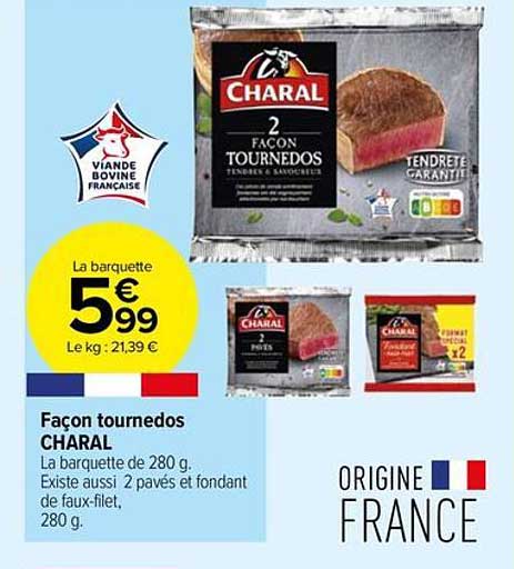 façon tournedos charal