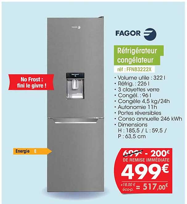 Fagor Réfrigérateur Congélateur