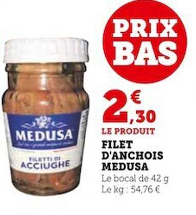 filet d'anchois medusa
