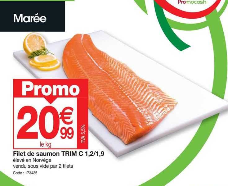 filet de saumon trim c 1,2/1,9