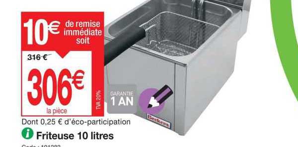 Friteuse 10 Litres