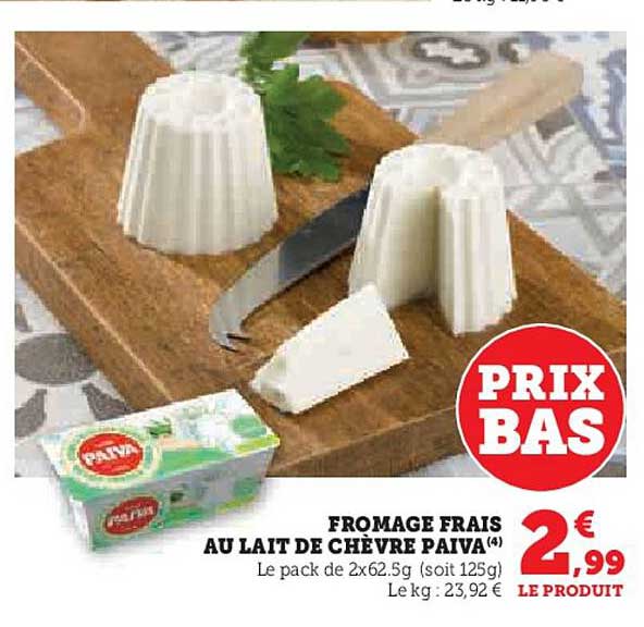 Fromage Frais Au Lait De Chèvre Paiva