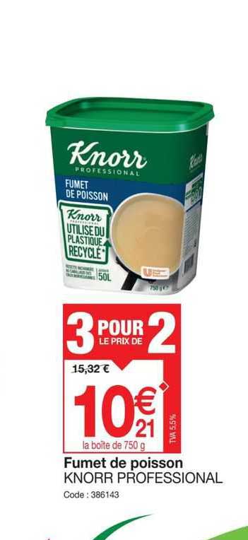 fumet de poisson knorr professional
