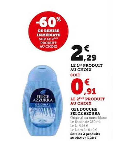 gel douche felce azzura