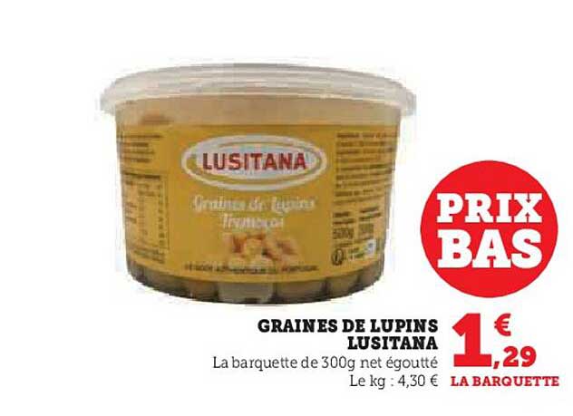 graines de lupins lusitana