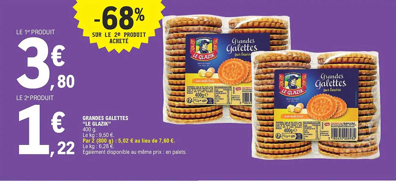 grandes galettes "le glazik"