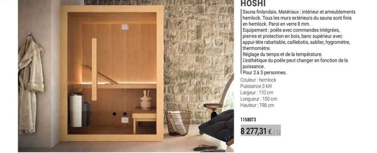 Hoshi Sauna Finlandais