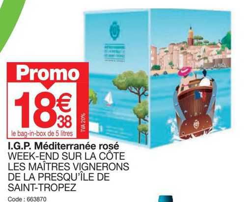 i.g.p. méditerranée rosé week-end sur la côte les maîtres vignerons de la presqu'île de saint-tropez