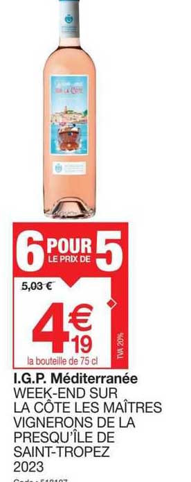 i.g.p. méditerranée week-end sur la côte les maîtres vignerons de la presqu'île de saint-tropez 2023