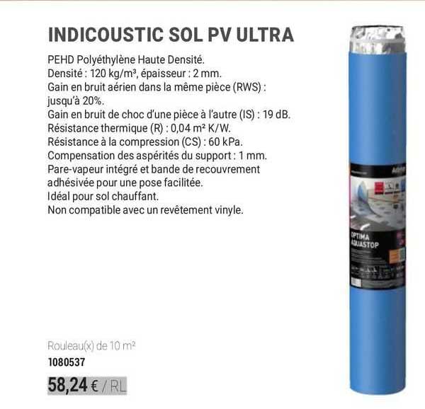 indicoustic sol pv ultra