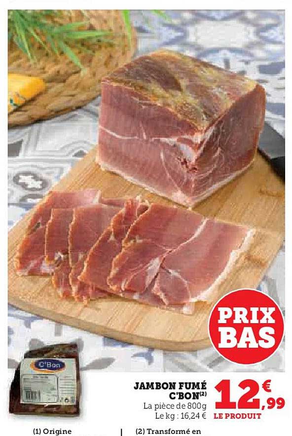 Jambon Fumé C'bon