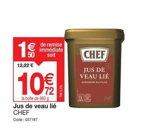 Jus De Veau Lié Chef