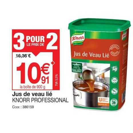 jus de veau lié knorr professional