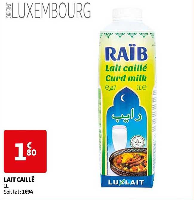 lait caillé raïb