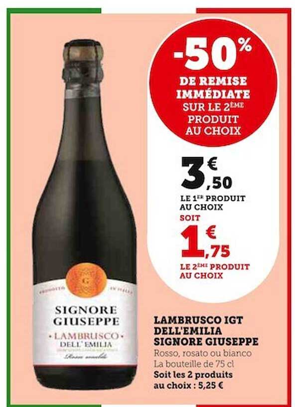 lambrusco igt dell'emilia signore giuseppe