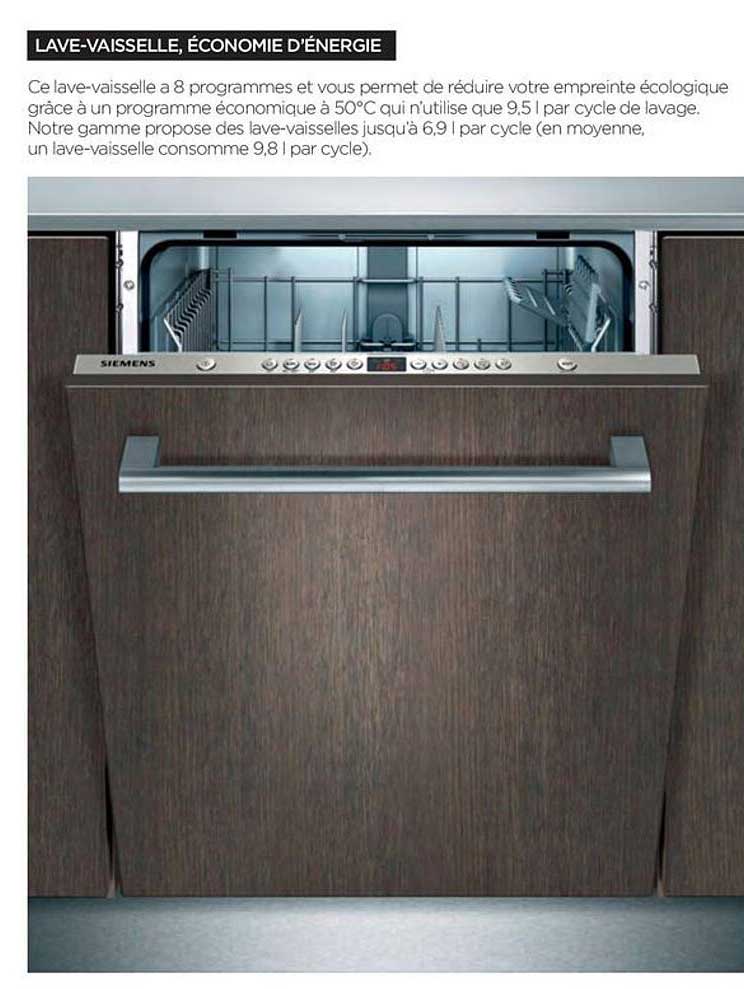 lave-vaisselle, économie d'énergie