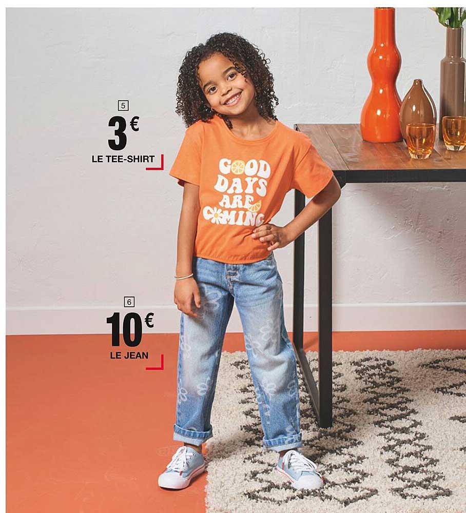 le tee-shirt, le jean