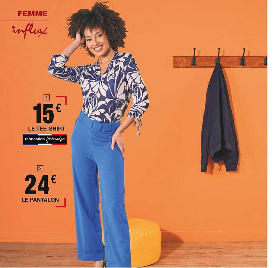 le tee-shirt, le pantalon influx