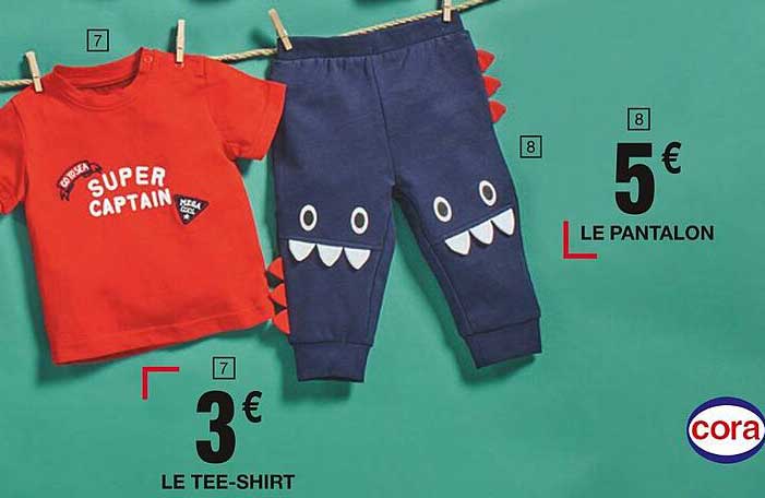 le tee-shirt, le pantalon