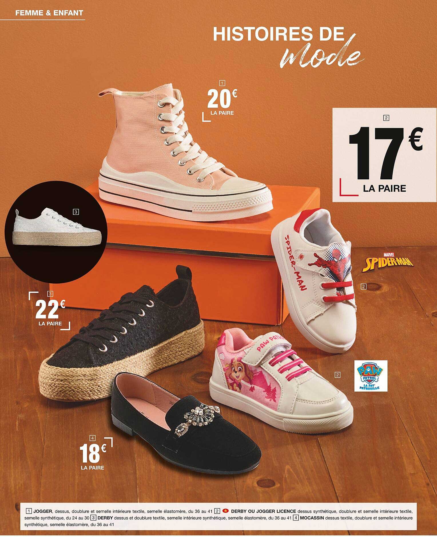 jogger, derby ou jogger licence, derby, mocassin