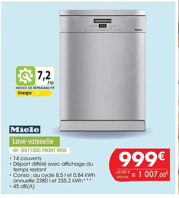 miele lave-vaisselle