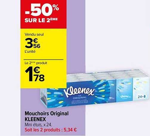 Mouchoirs Original Kleenex
