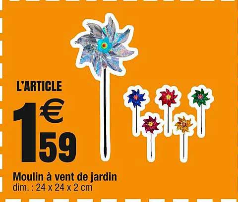 moulin à vent de jardin