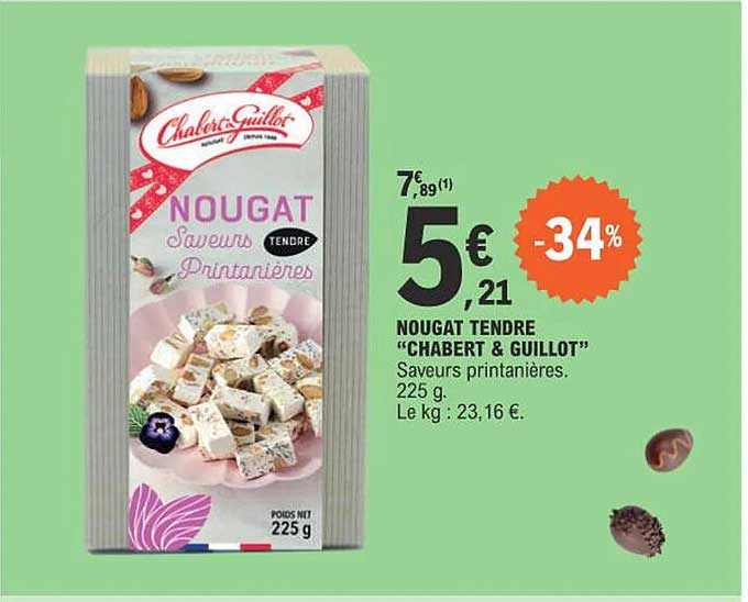 nougat tendre "chabert & guillot"