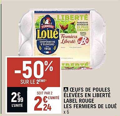 œufs de poules élevées en liberté label rouge les fermiers de loué