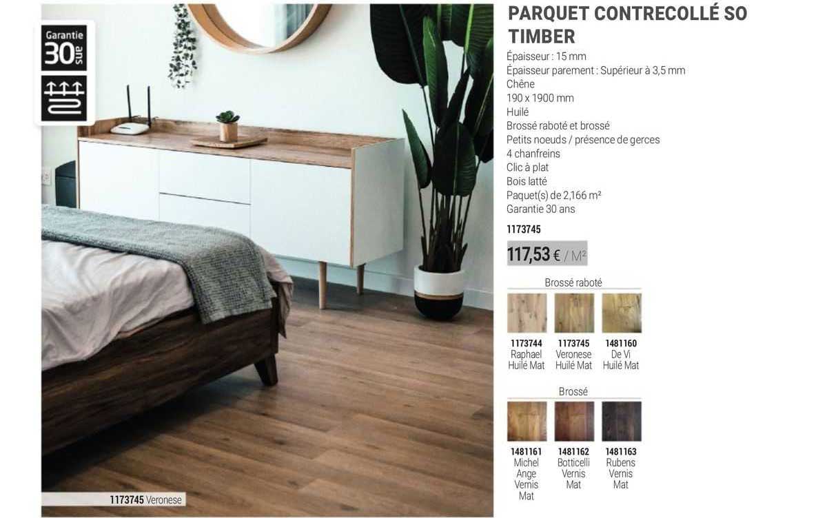parquet contrecollé so timber