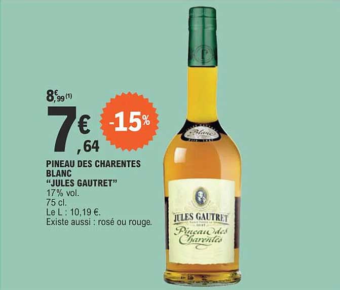 pineau des charentes blanc "jules gautret"