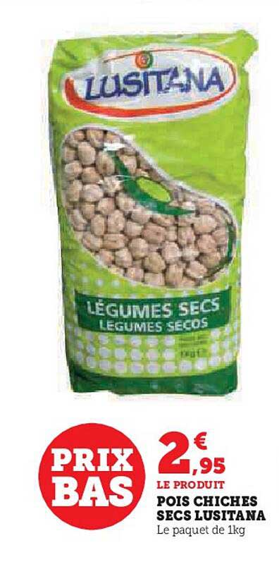 Pois Chiches Secs Lusitana
