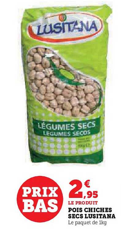 pois chiches secs lusitana