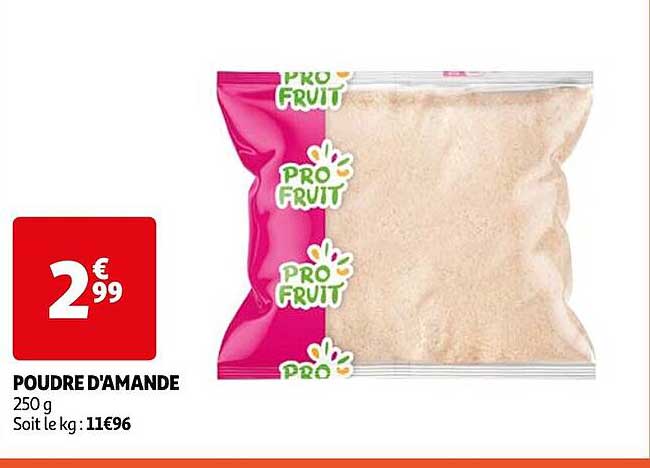 poudre d'amande pro fruit